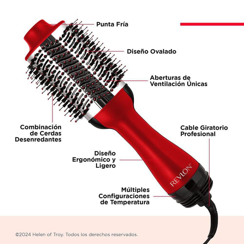 Cepillo-One-Step-Volumizer-Titanium-Rojo