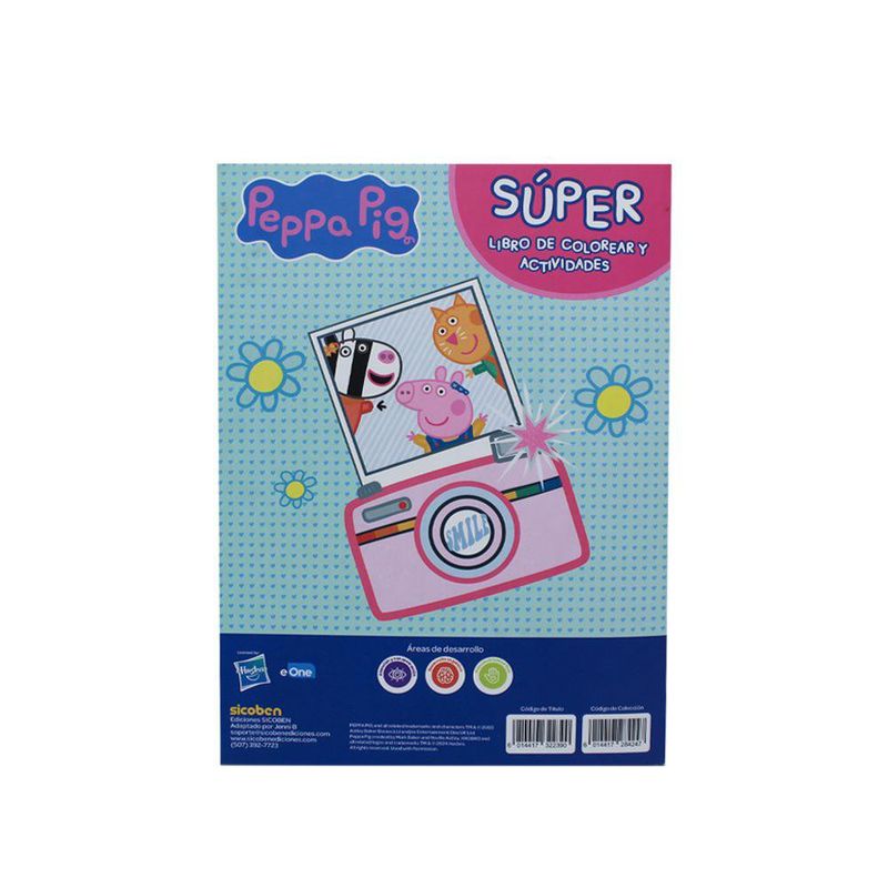 Súper Libro de Colorear y Actividades Peppa