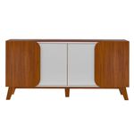 Bufetera Ely Café y Blanco de 160x46.8x77 Cm