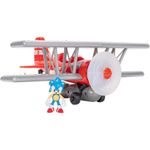 Playset Avión Biplano Tornado con Figura de Sonic 2.5 Plg