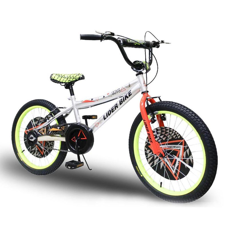 Bicicleta Bl50 Para Niño Rin 20 Color Gris - Lider Bike