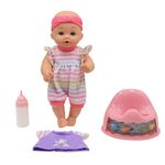 Muñeca bebé con Baño Musical y Accesorios