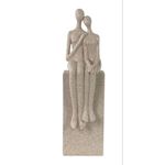 Figura Decorativa de Pareja Sentada.
