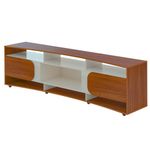 Mueble para TV MDF Natural y Blanco