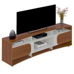 Mueble para TV MDF Natural y Blanco