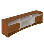 Mueble para TV MDF Natural y Blanco