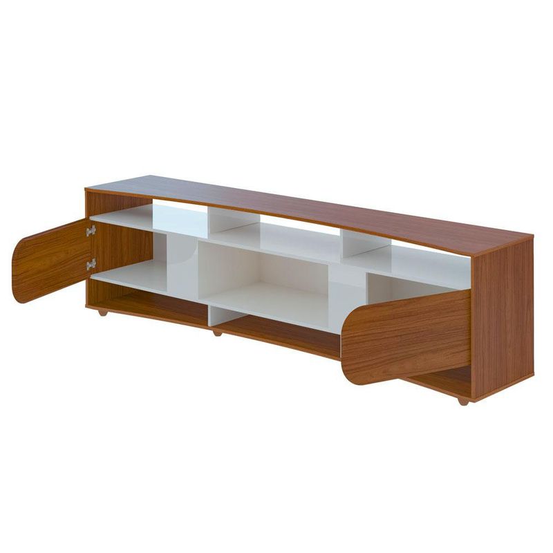 Mueble para TV MDF Natural y Blanco