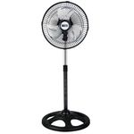 Ventilador de Pedestal Negro de 13 Plg