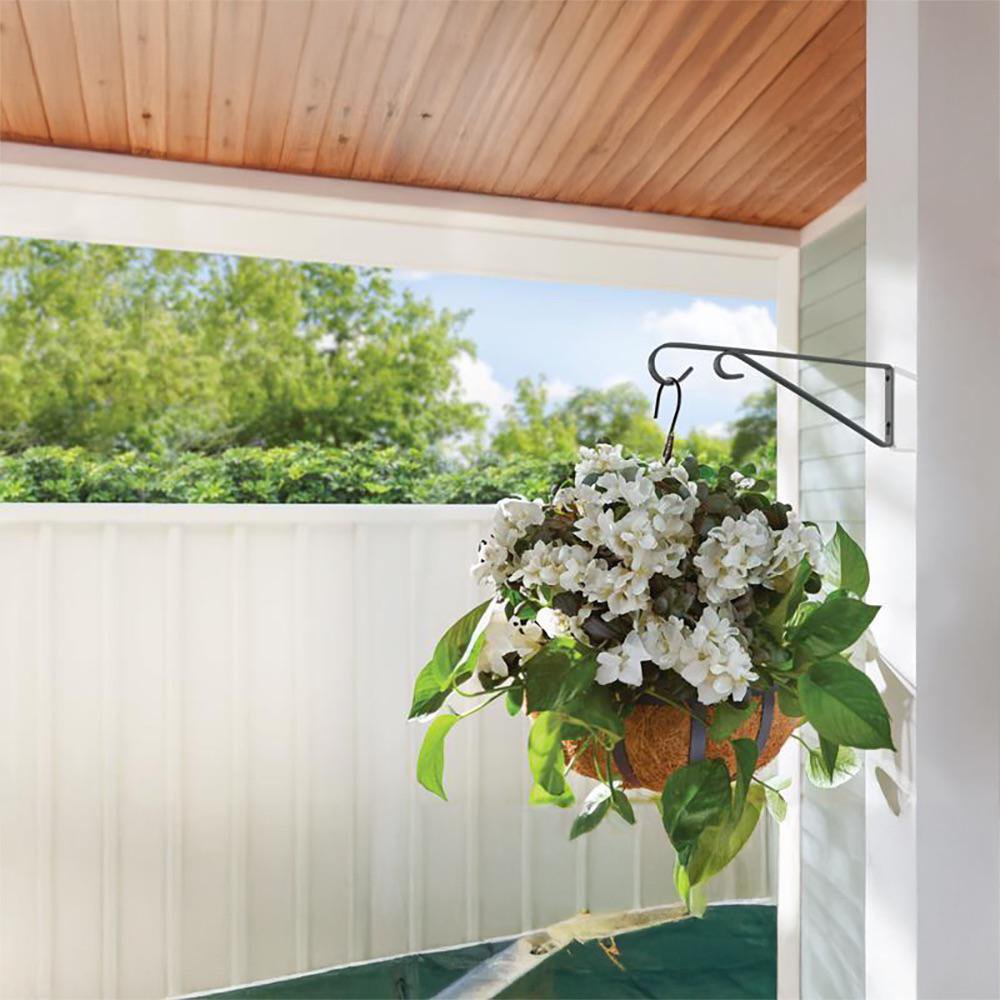 OUTFANDIA Macetas Colgantes (10 Unidades), Maceta De Jardín Para Balcón, Jardín, Metal, Hierro, Mini Plántulas, Brigada, Cerca, Cubo, Colgador Para Decoración Del Hogar
