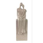 Figura Decorativa de Pareja Sentada
