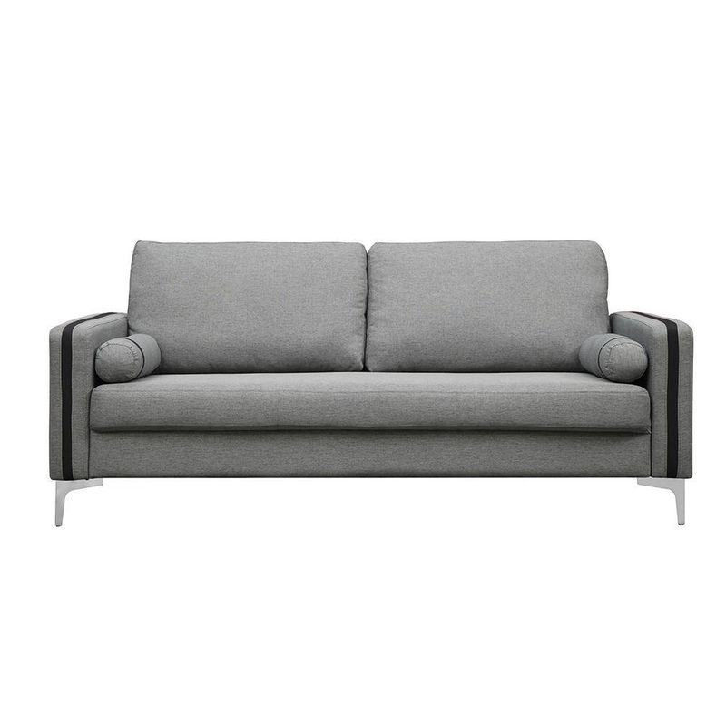 Sofá Atenas Gris 3 Plazas 182X82X84 Cm