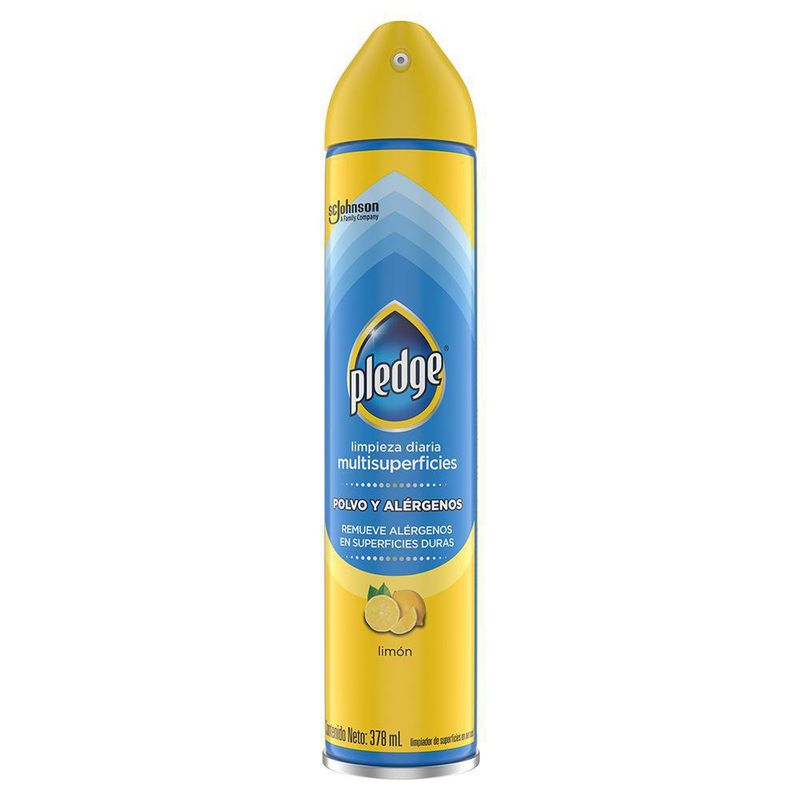 Limpiador De Muebles Pledge Aroma Limón 378ml