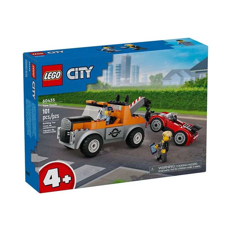 LEGO City Camión Grúa y Reparación Del Auto Deportivo 60435