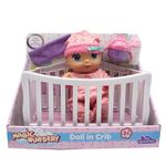 Muñeca con Cuna y Accesorios Magic Nursery