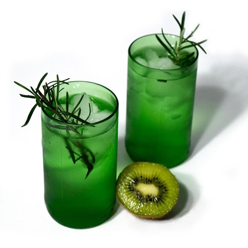 Vaso Verde Olivo 8.5 Oz