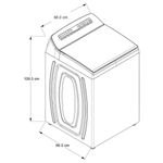Lavadora Smart De Carga Superior Blanca 26 Kg