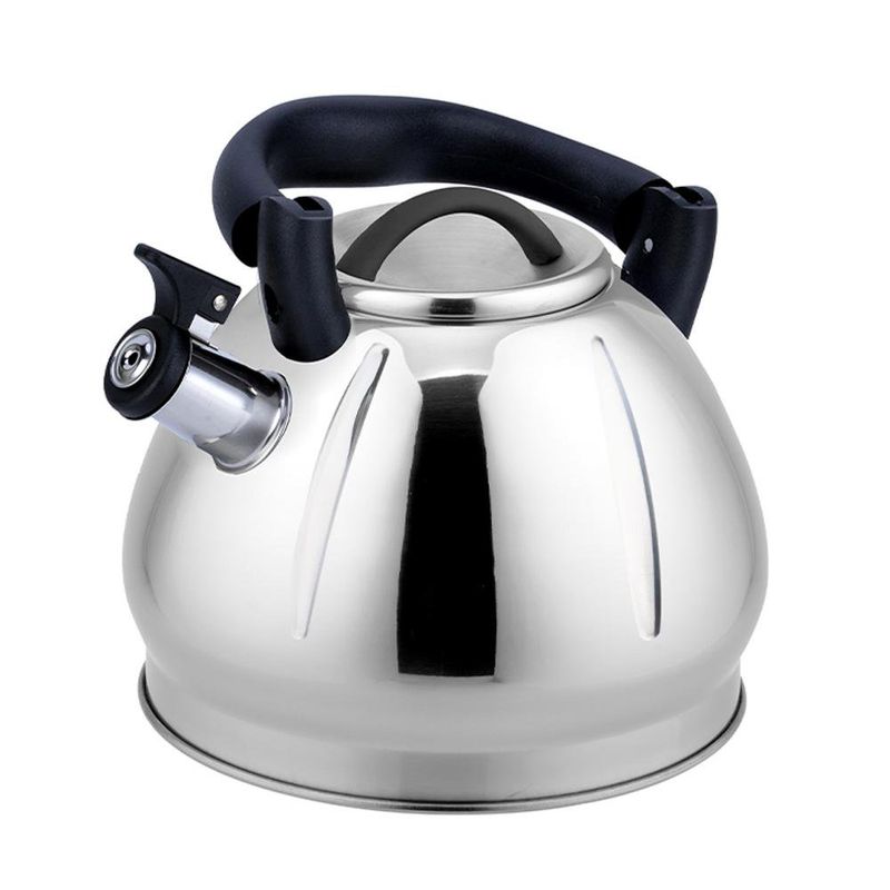 Tetera de Acero Inoxidable con Silbato Satinada 3 Lts