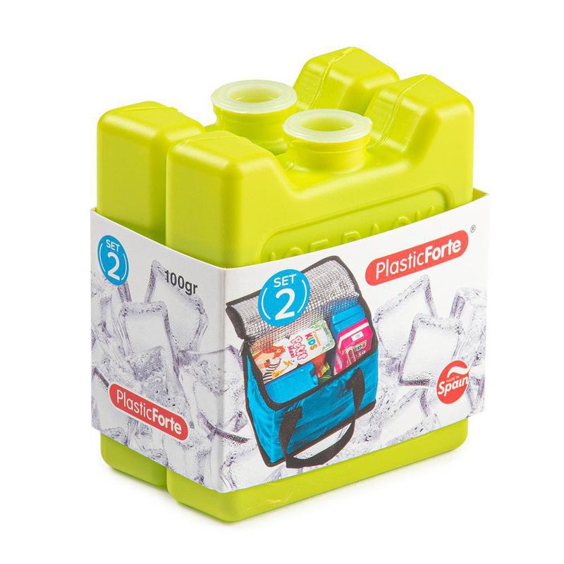 Set de 2 Acumuladores de Frío para Loncheras Colores Surtidos
