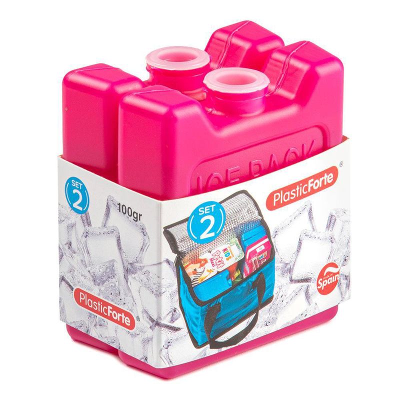 Set de 2 Acumuladores de Frío para Loncheras Colores Surtidos