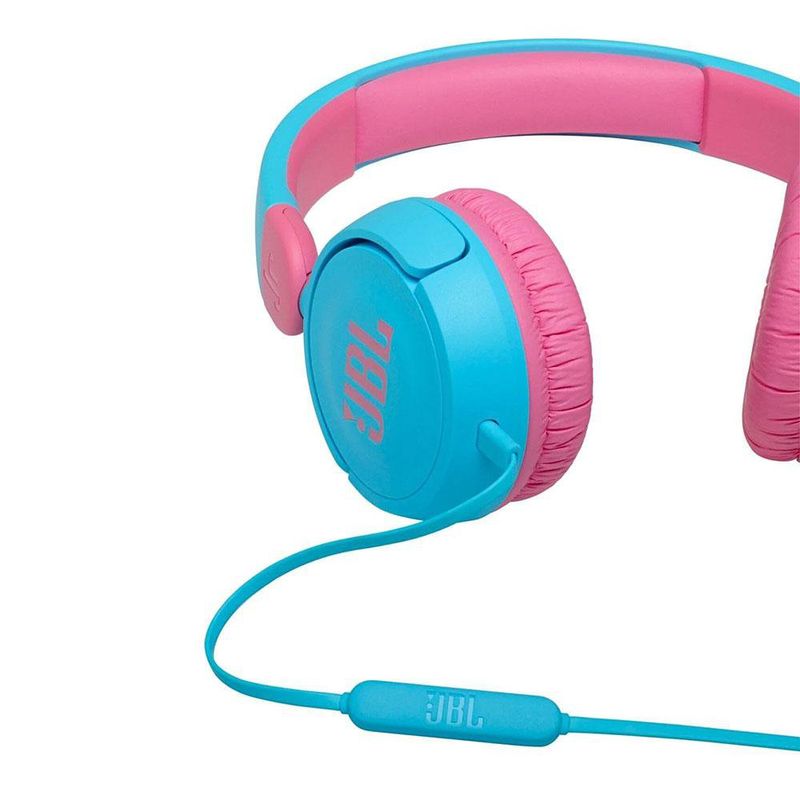 Auriculares JBL JR310 Supraaurales Alámbricos para Niños Rosa con Celeste