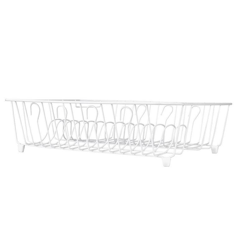 Escurridor con Bandeja para Platos y Porta Cubiertos - Varios Colores