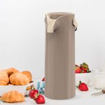 Termo con Bomba Café y Beige 1.9 L
