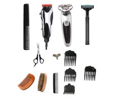 Kit de Corte y Afeitado con Accesorios 7 Piezas