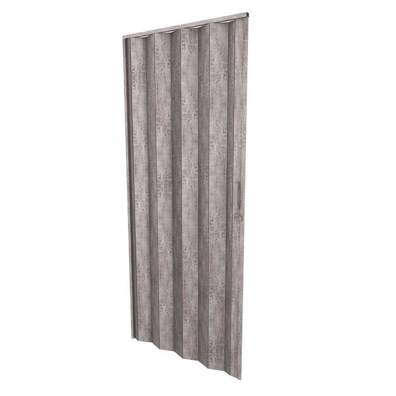 Puerta de PVC Plegable Milano Cement Berlín 90x210 Cm
