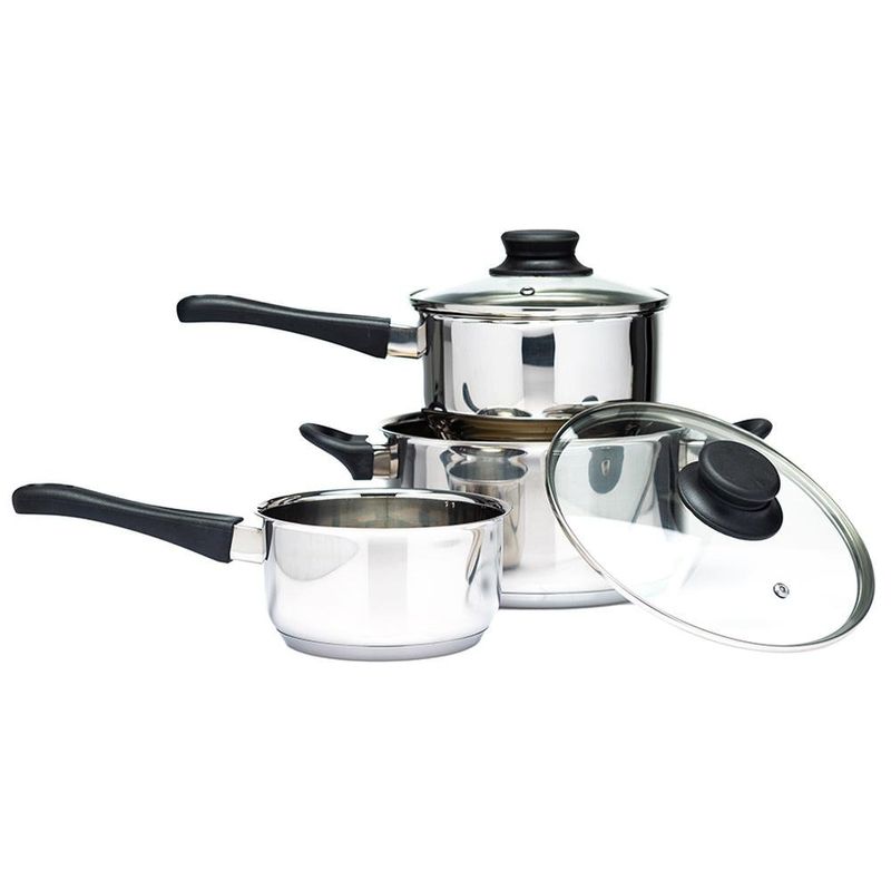 Batería de Cocina Acero Inoxidable 5 Pzas