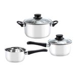 Batería de Cocina Acero Inoxidable 5 Pzas
