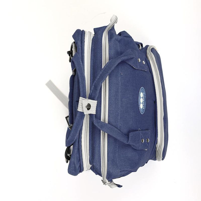 Mochila con Cargador USB Azul 30X19X42 Cm