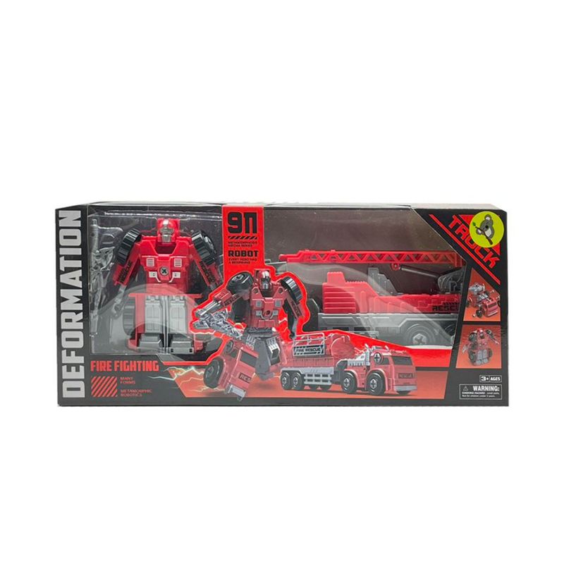 Robot de Construcción Rojo 9 Plg
