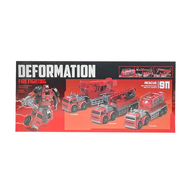 Robot de Construcción Rojo 9 Plg