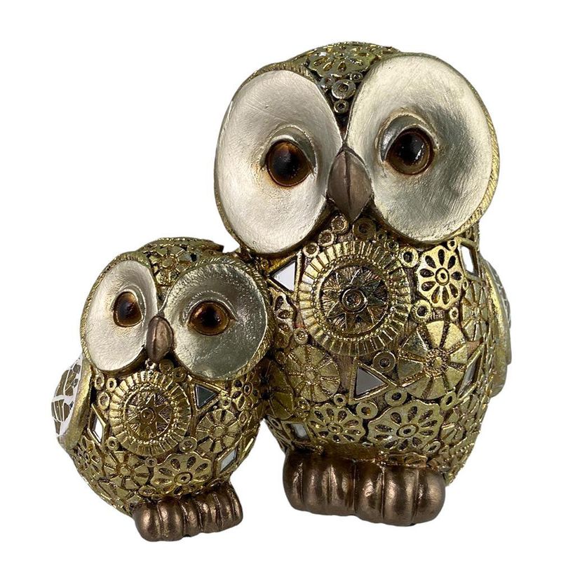 Figura Decorativa Búhos