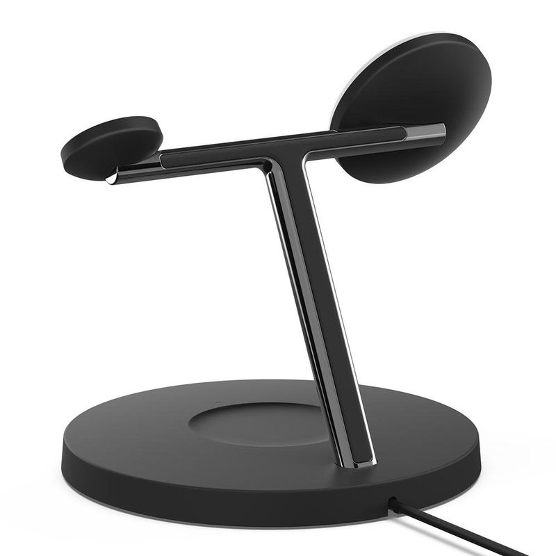 Cargador inalámbrico 3 en 1 con Carga Oficial MagSafe de 15W