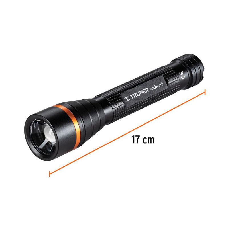 Linterna de Mano a Baterías Led de 235 Lm 1 Pza - Truper