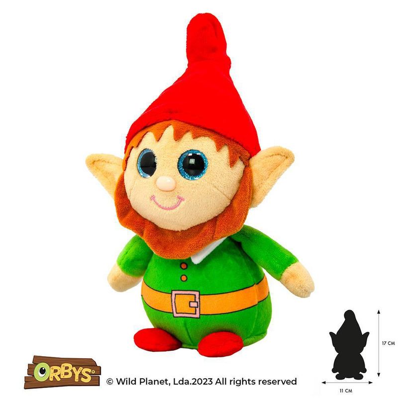 Peluche Ojos Grandes Elf Santa Muñeco De Diseños Surtidos