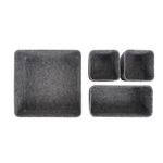 Set de Cajas para Organización de Fieltro Gris 4 Pzas