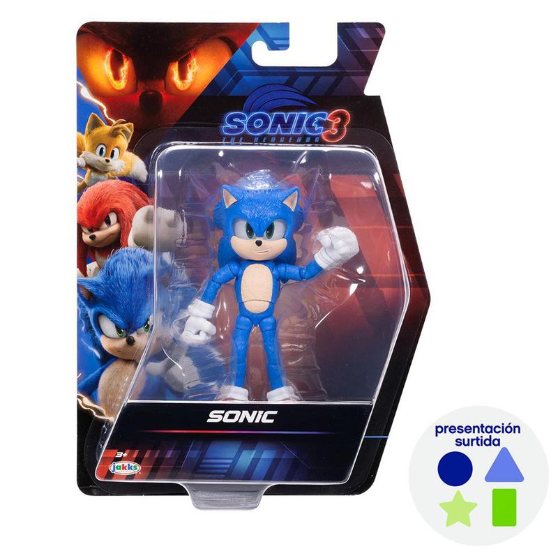 Figura Sonic 3 2.5 Plg Diseños Surtidos