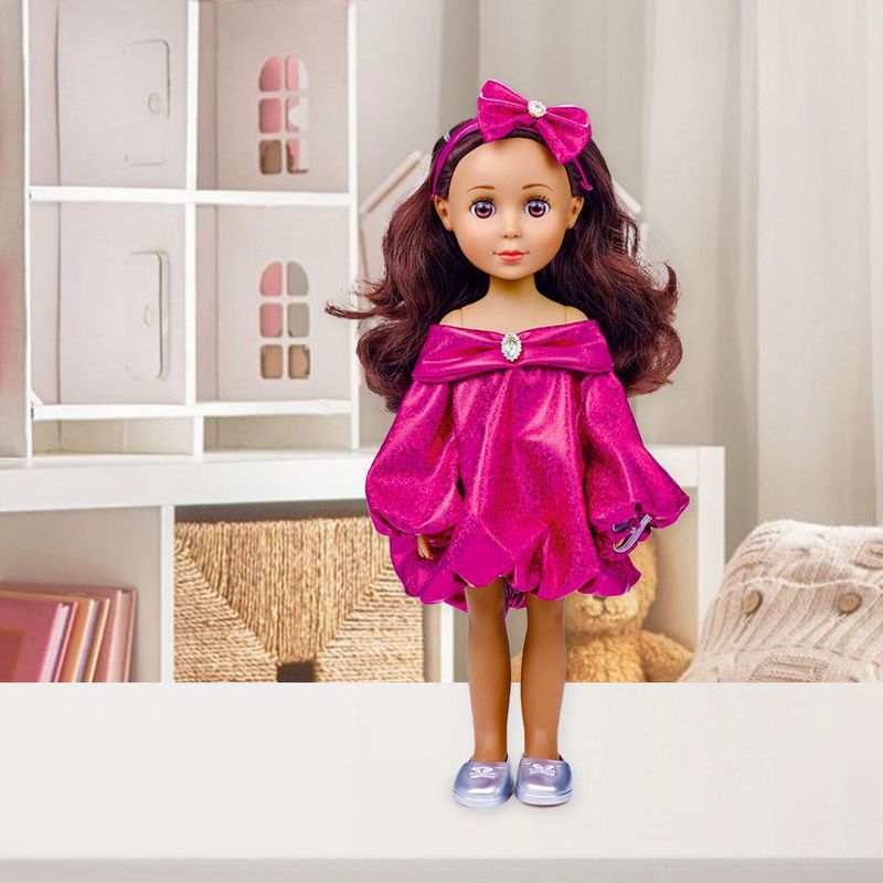 Muñeca Little Princess Vestido Rosa 12 Plg