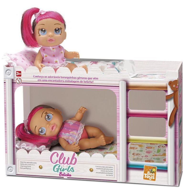 Muñecas Club Girls con Literas 19 cm