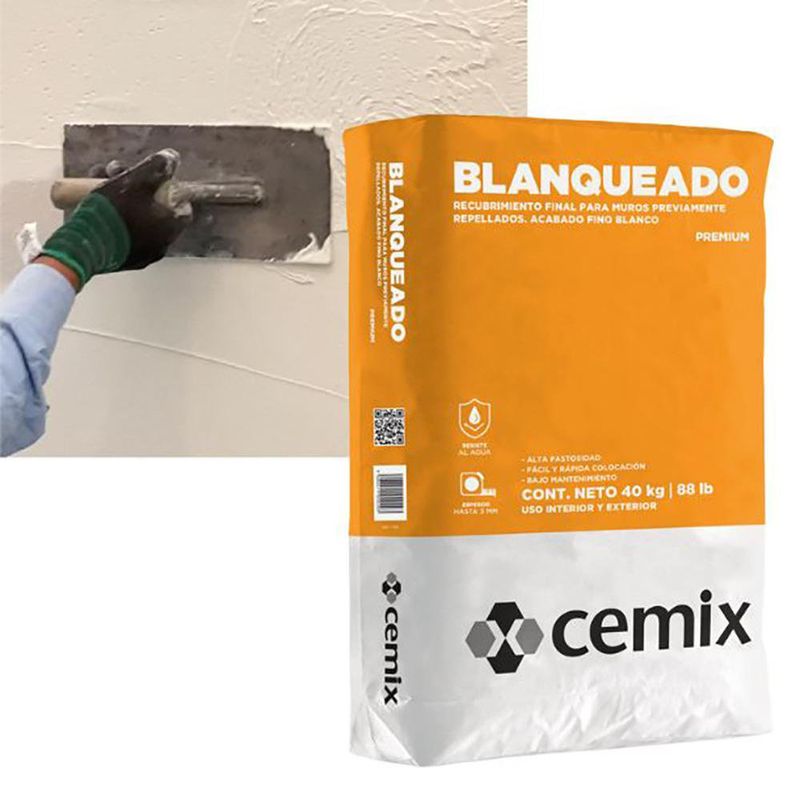 Blanqueado Extrafino Cemix 40 kg