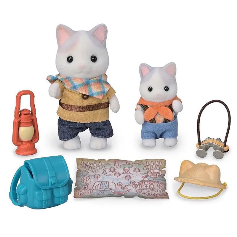 Set de Exploradores Bebé y Hermano Gato