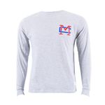 Playera Manga Larga Gris Monograma Municipal - Varias Tallas
