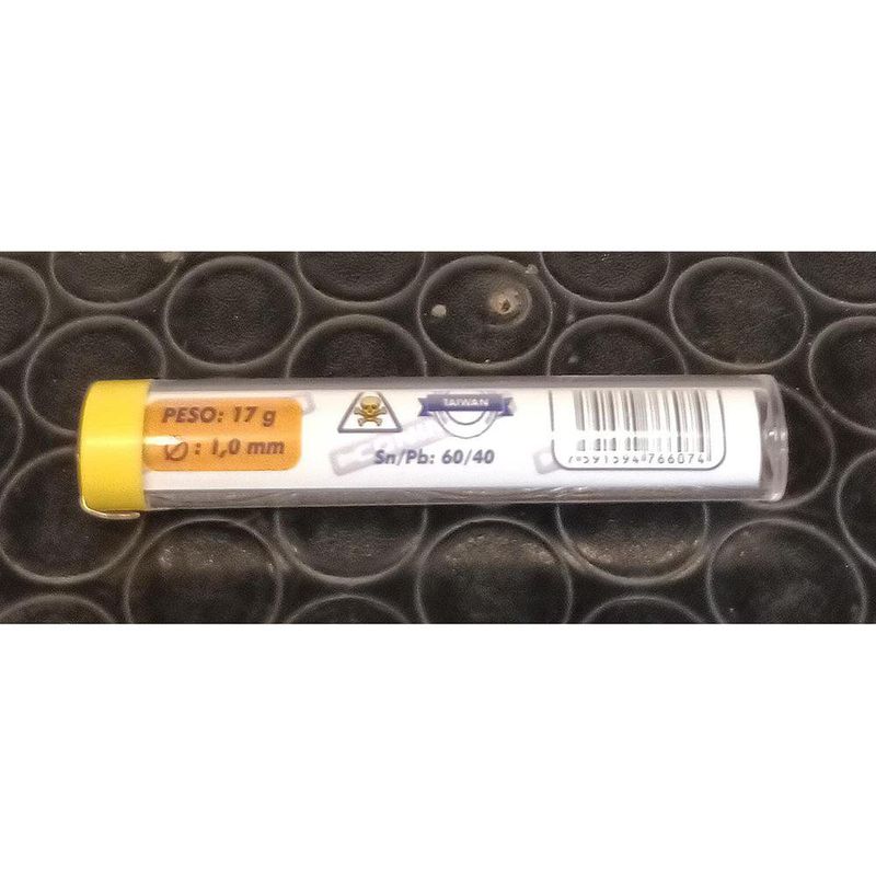 Tubo de Estaño con Núcleo de Resina 1.00 Mm - Coninca
