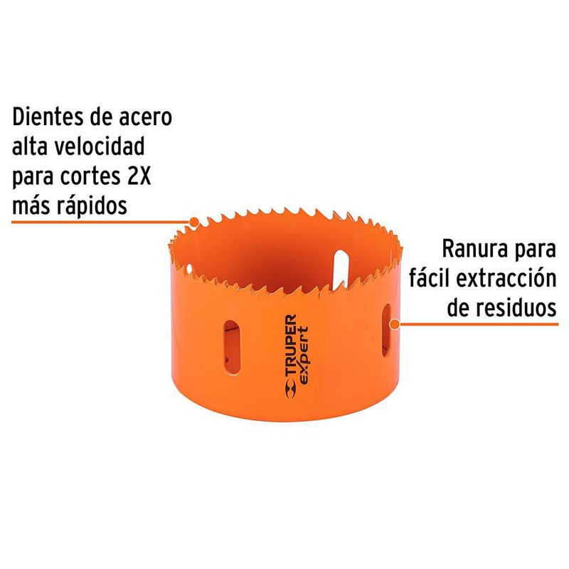 Broca Sierra Bimetálica de 3 1/4 Plg