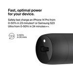 Cargador de Auto USB-C 30 W Negro