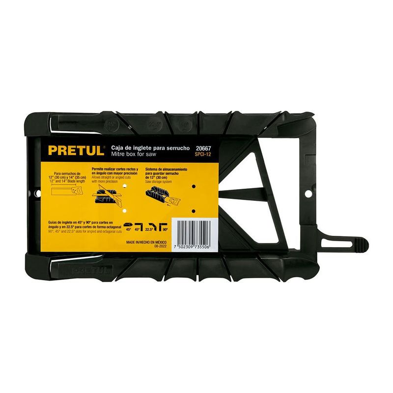 Caja de Inglete para Serrucho de Costilla 12 Plg y 14 Plg