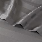 Set de Sábanas Gris Stripe Bamboo - Varios Tamaños
