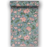 Papel Tapiz Josephine Trail Azul Claro 0.53 x 10.05 M